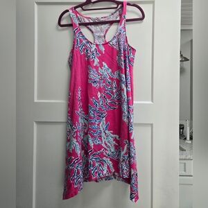 Lilly Pulitzer Racerback Monterrey Dress In Pink Samba